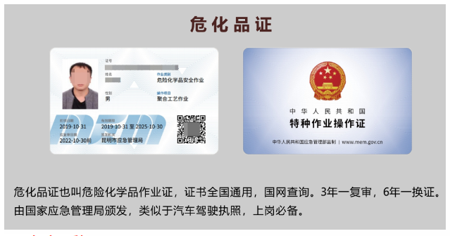 危險化學品作業證